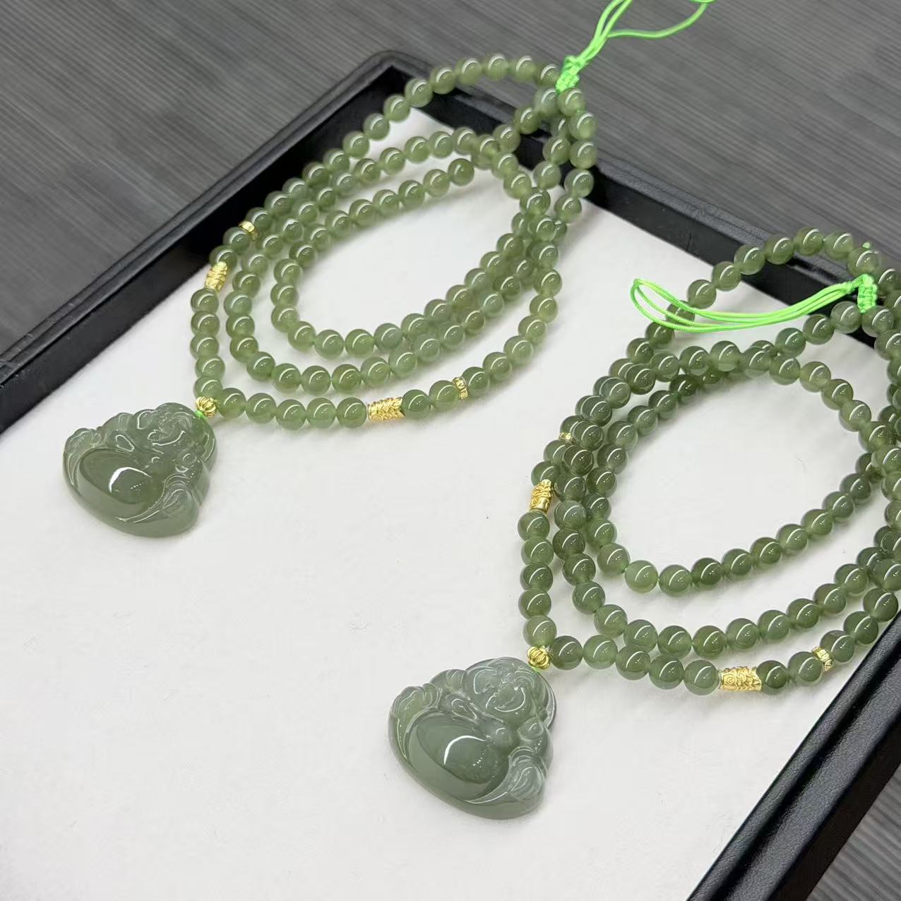 【睿泽赏宝】S925和田玉佛公套链多样性发一 30*28*11 KZ0050055