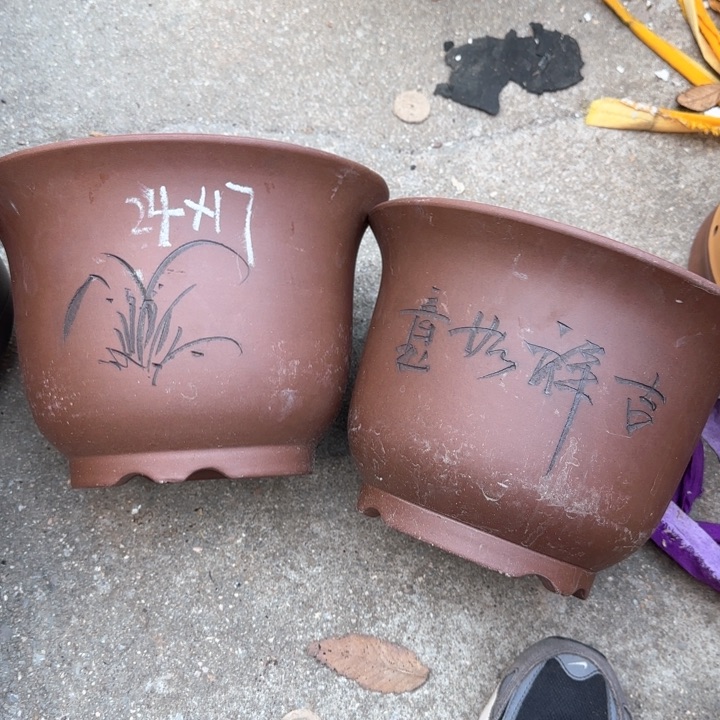 紫砂花盆特价清仓