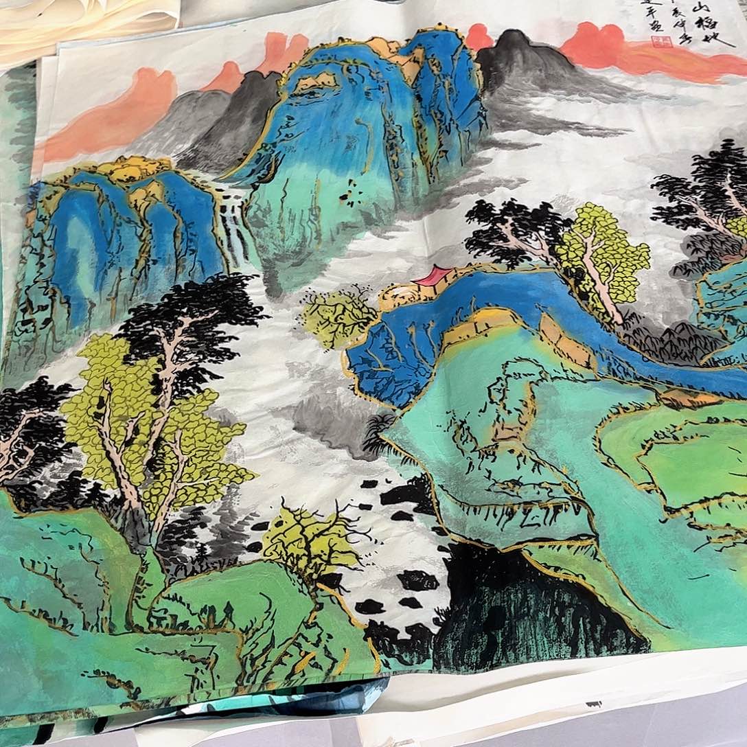 国画L精品手绘国画作品