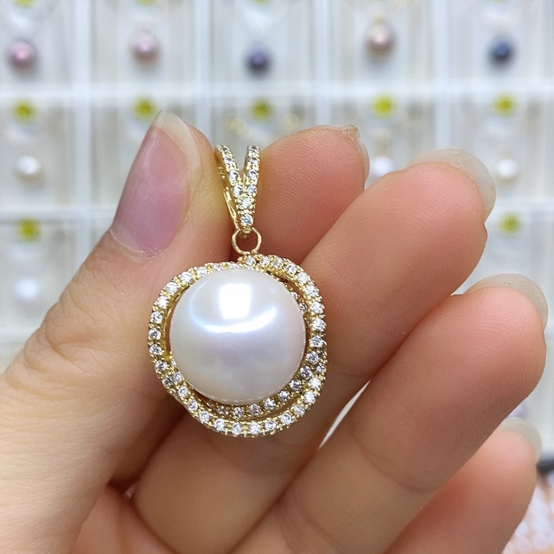 吊坠(赠链)淡水珍珠未镶嵌