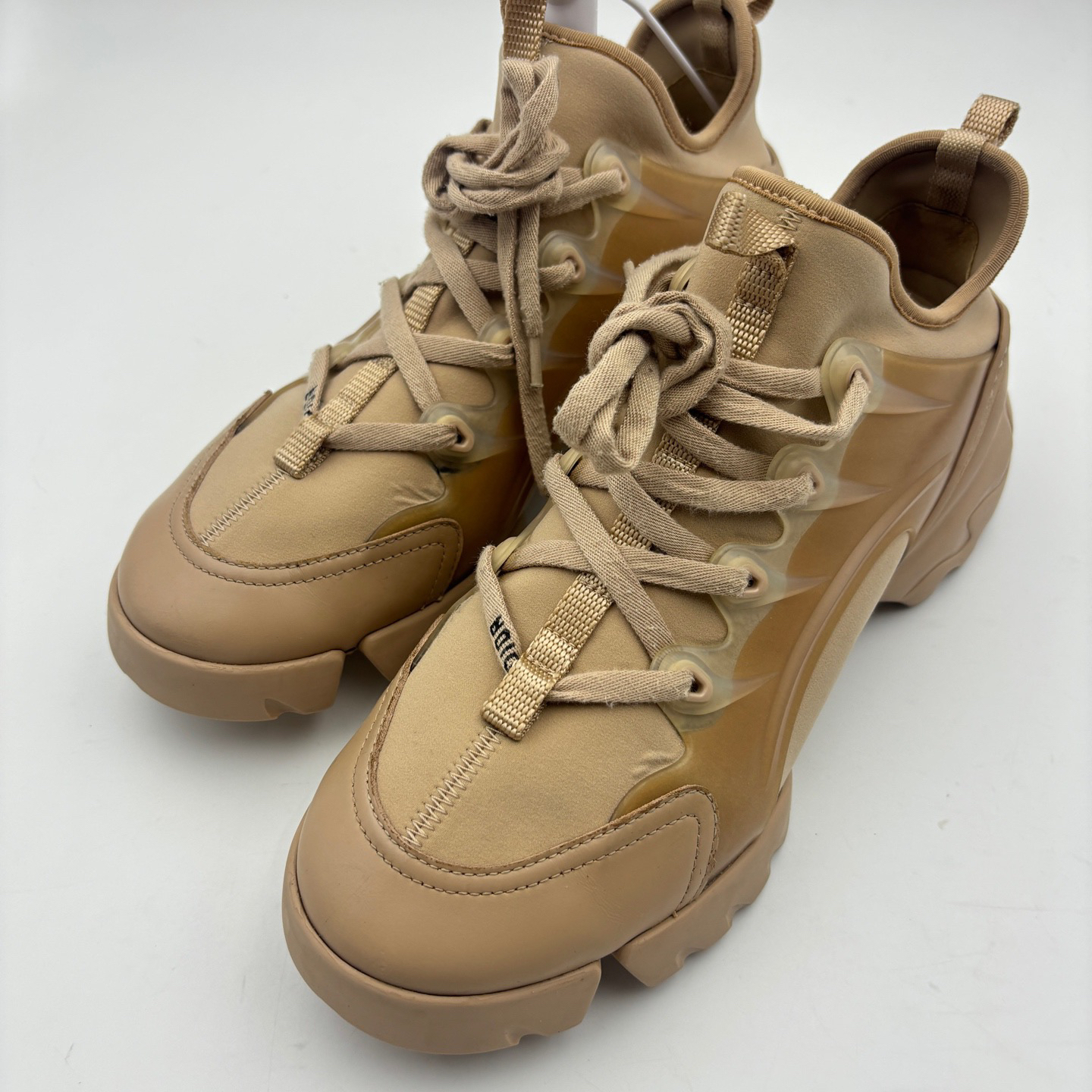 95新 DIOR/迪奥 39码/dior迪奥裸色老爹鞋/无盒/95新