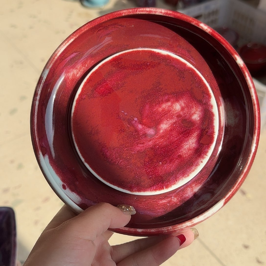 摆件陶郑家钧窑摆件