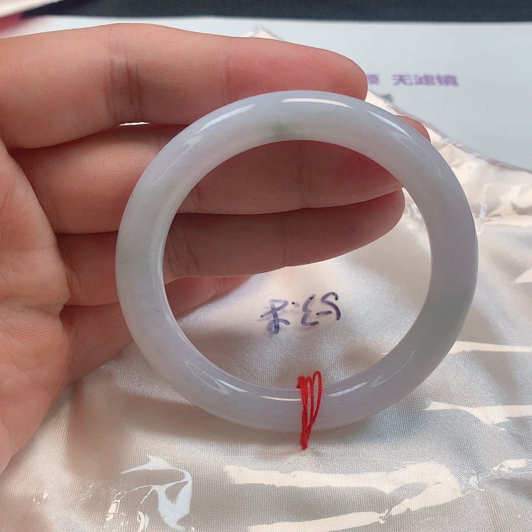 翡翠手镯（圆镯）未镶嵌337号