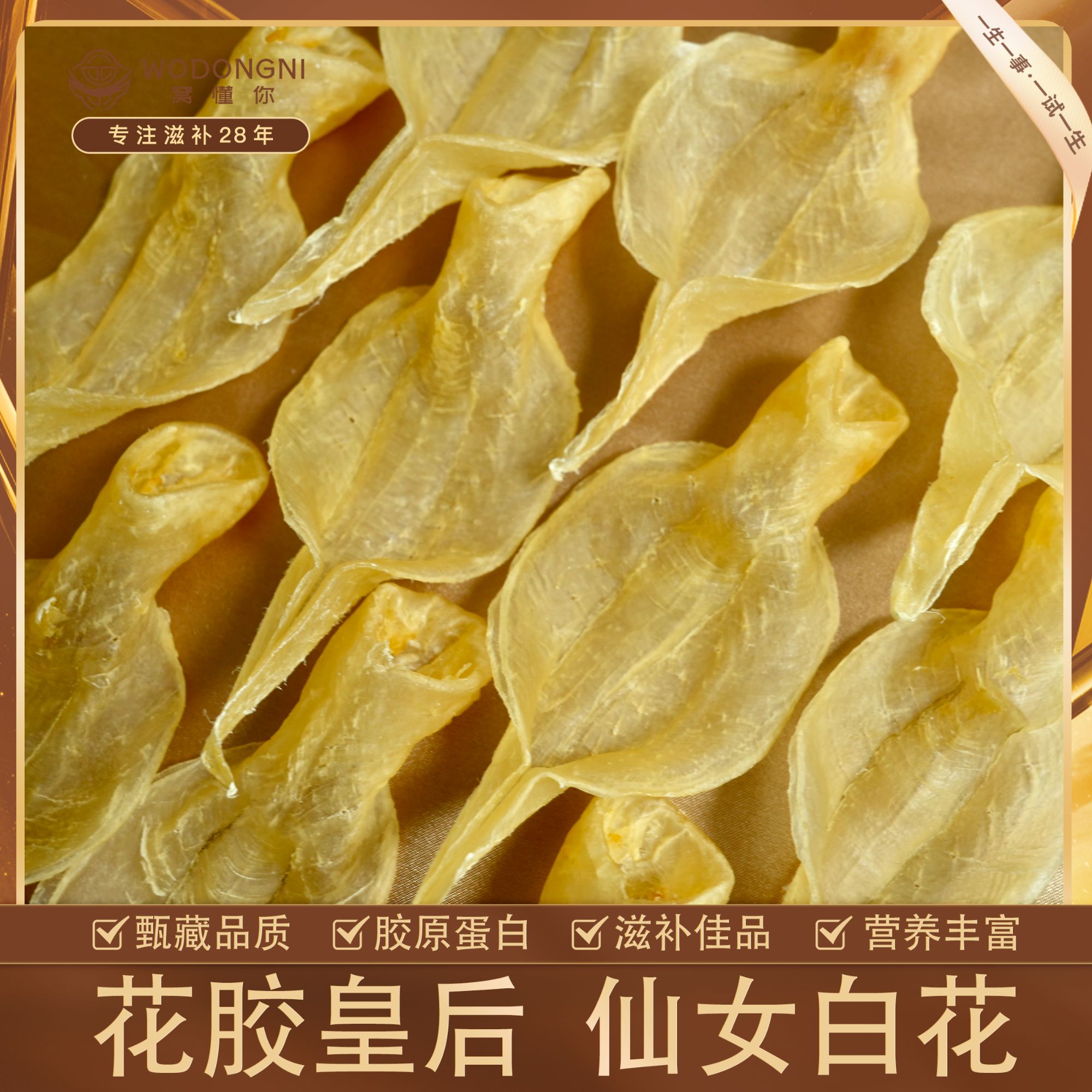 姗姗夫妇-本港深海仙女白花胶 贵妇胶