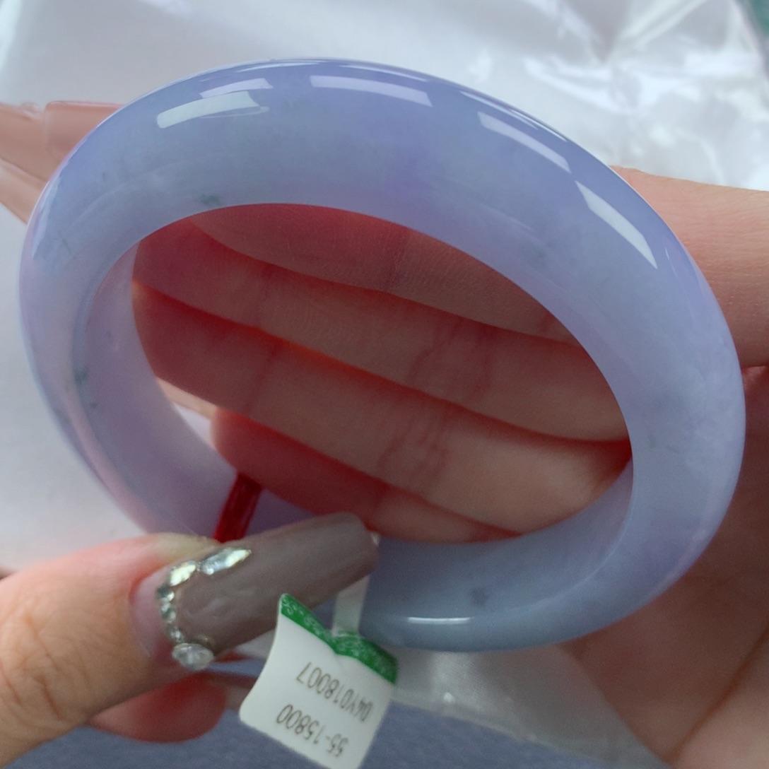 翡翠手镯未镶嵌55.7正圈