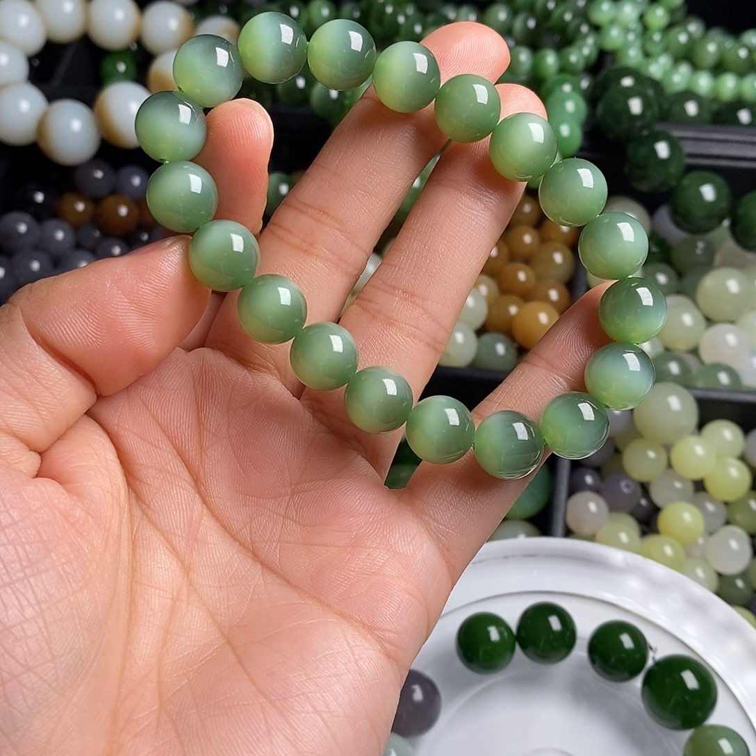 未镶嵌和田玉（碧玉）珠宝半成品