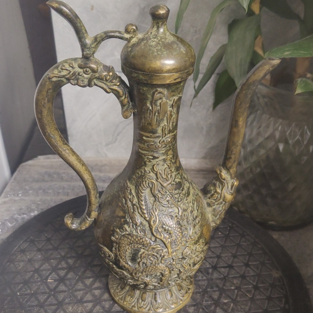 木艺轩15号链接，偏远地区不包邮铜器黄铜纯铜家用铜摆件