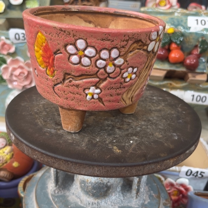 紫砂花盆粗陶材质多肉花盆