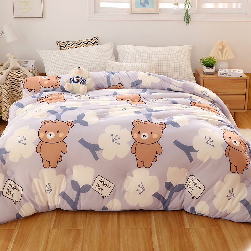 熊宝220x240cm5斤被子大豆纤维被芯单人春秋冬季微瑕