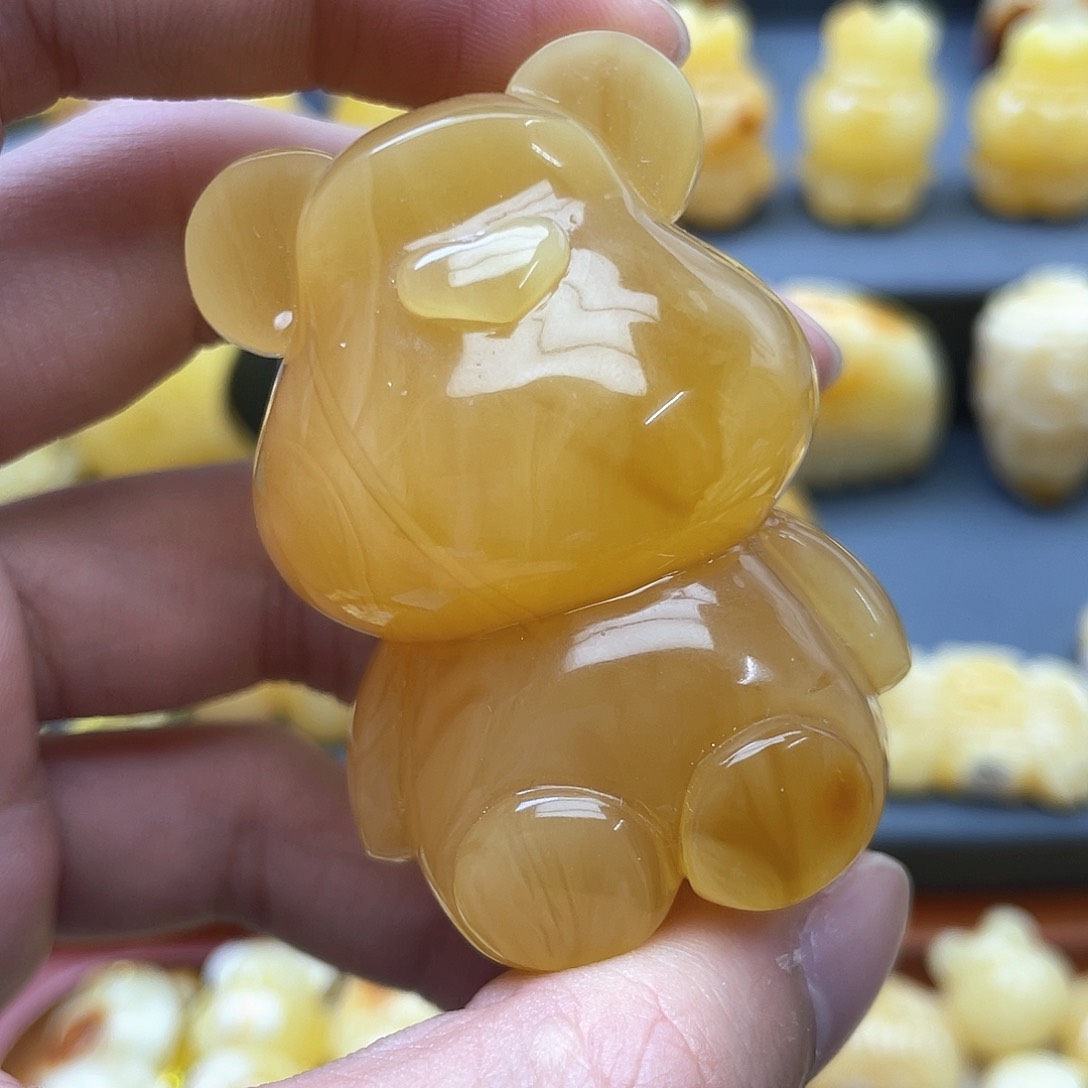 琥珀裸石未镶嵌蜜蜡