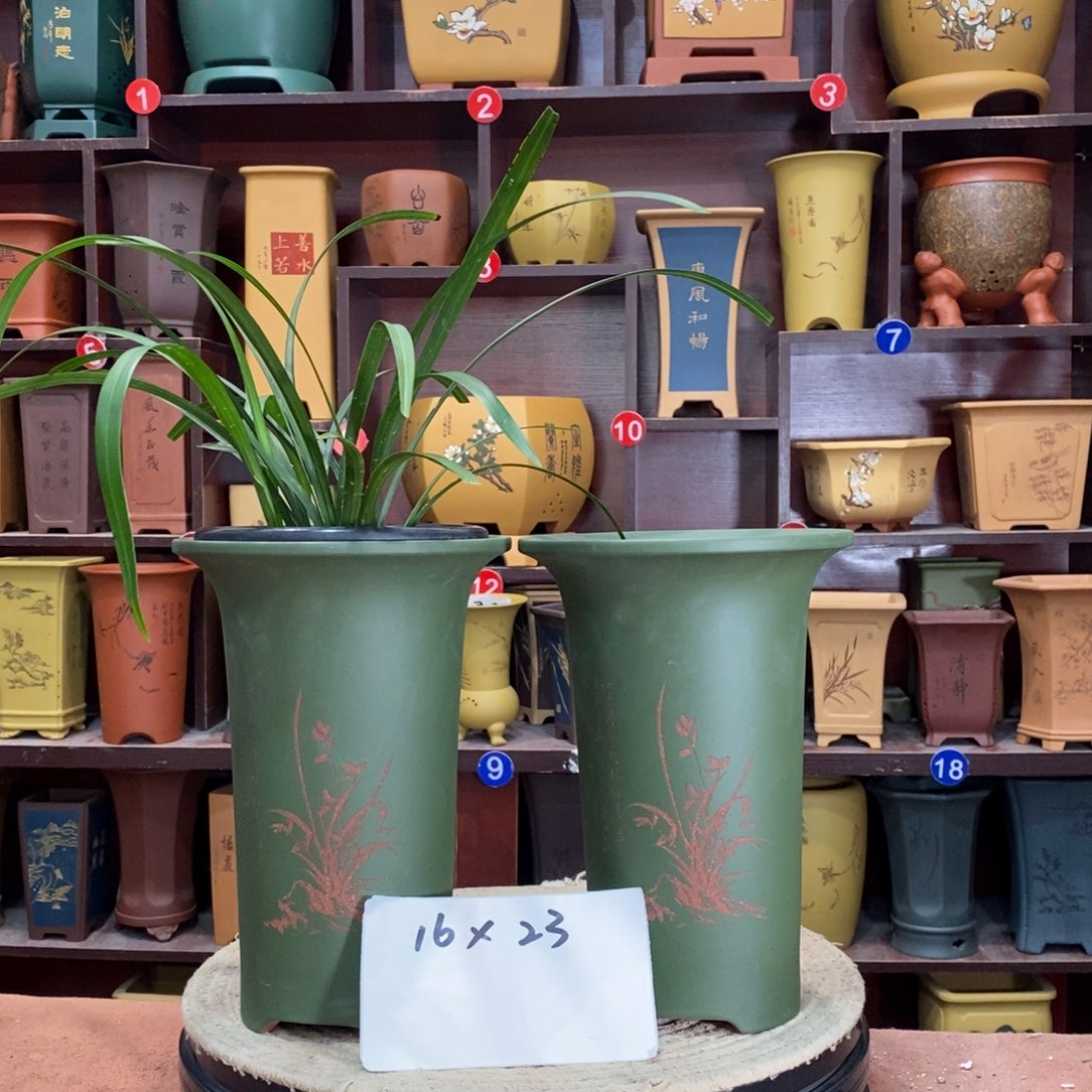 紫砂艺术紫砂花盆