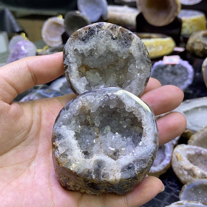 未镶嵌珠宝半成品水晶聚宝盆