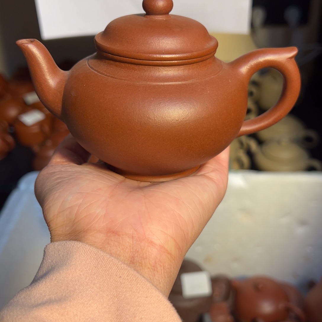 紫砂茶壶宜兴紫砂壶红皮龙