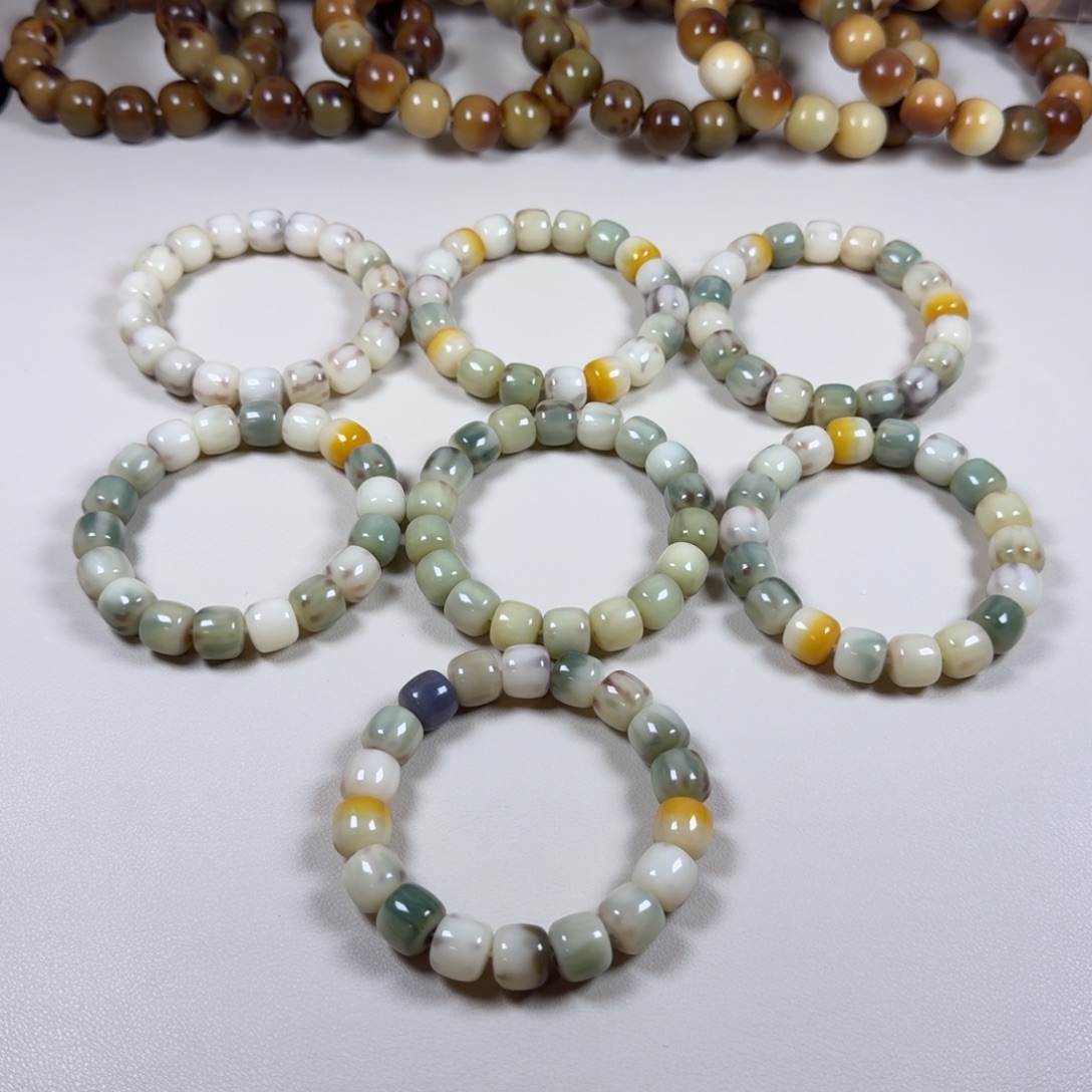 手串菩提根/象牙果松绿玫瑰卡13 