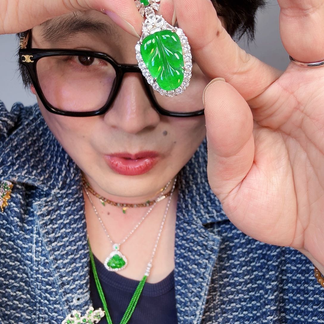 翡翠颈饰未镶嵌一个