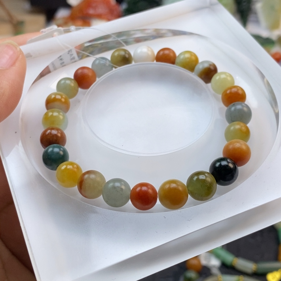 未镶嵌手串翡翠卡9