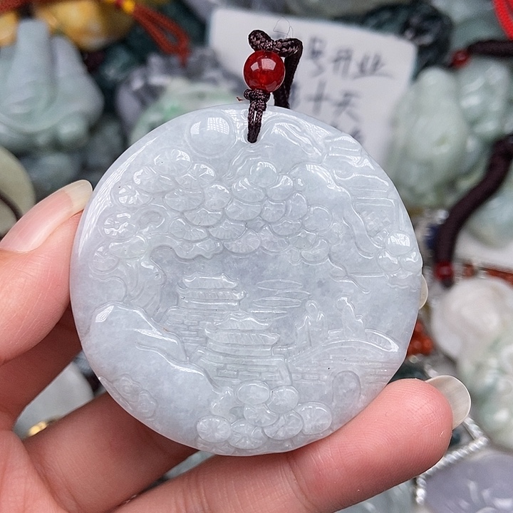 颈饰未镶嵌翡翠翡翠