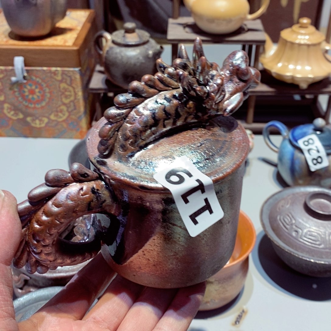 柴烧茶具陶瓷杯子