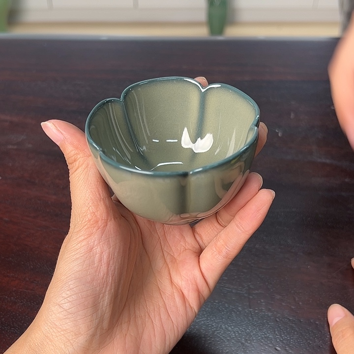 龙泉云间青瓷小米茶器