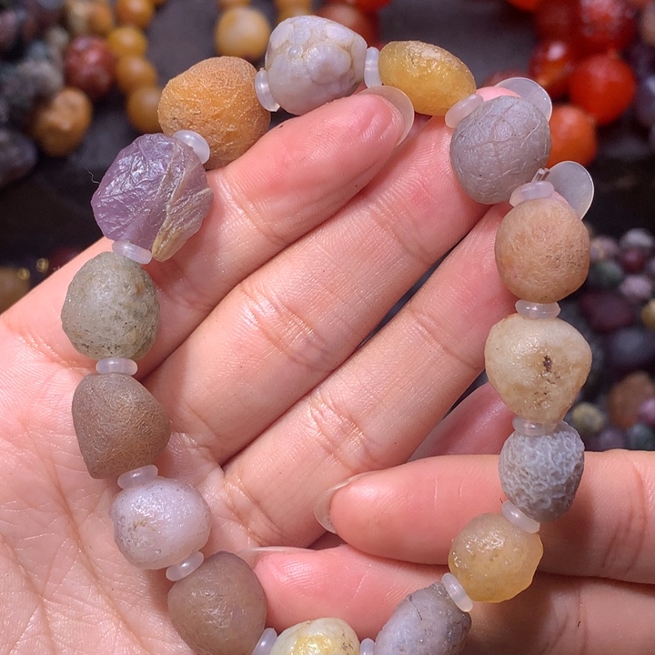 玛瑙/玉髓合金珠宝半成品