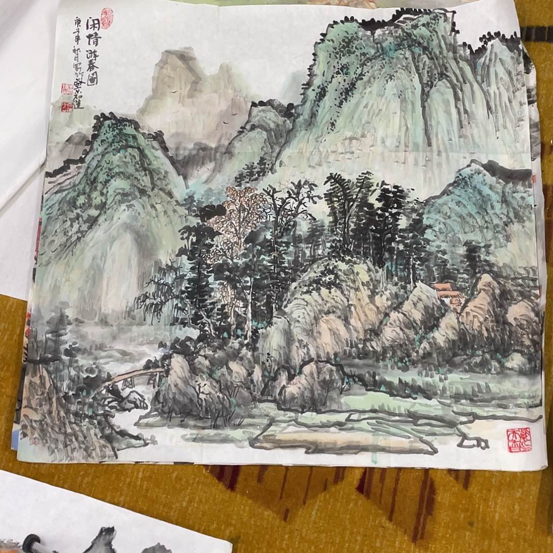 国画鸿**化绘画作品石莲老师666666