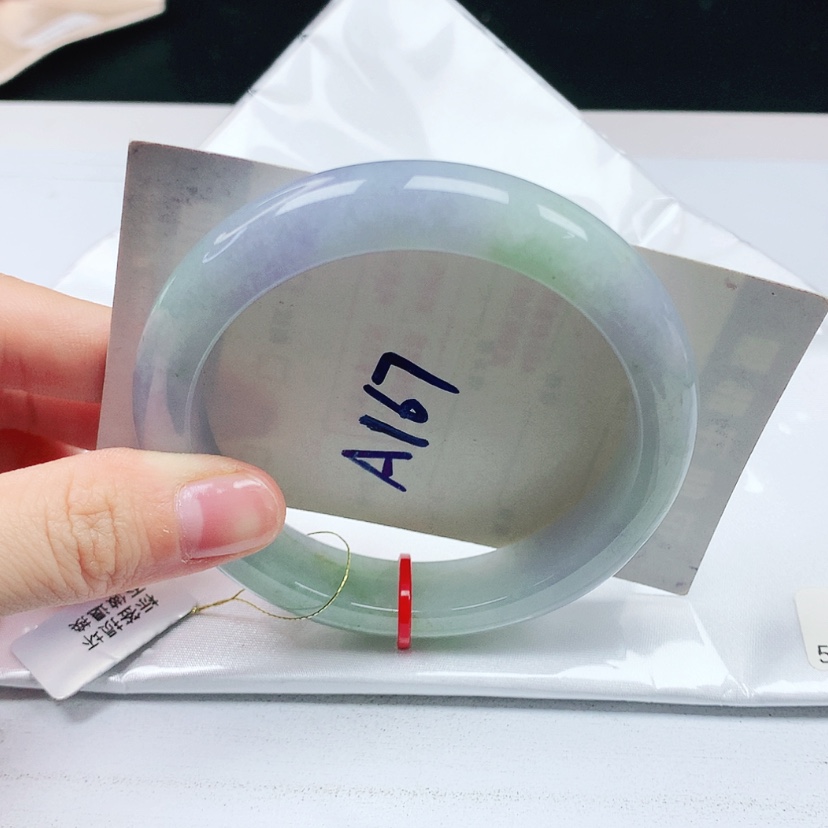 【闪购商品】翡翠手镯未镶嵌天然缅甸a货手镯58+