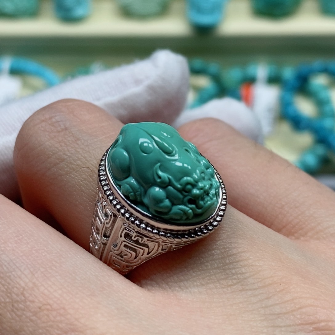 绿松石珠宝奇石未镶嵌