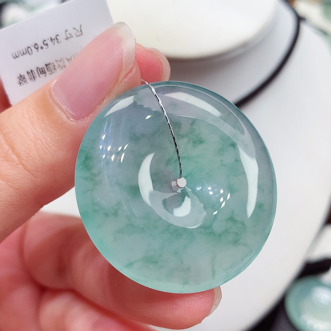 颈饰未镶嵌翡翠翡翠99，34.5/6