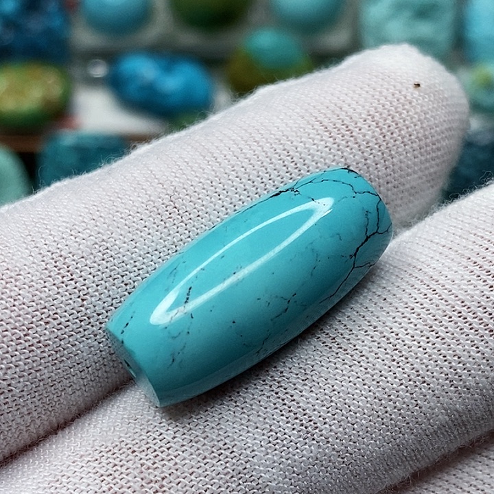 绿松石未镶嵌天然原矿 地大质检