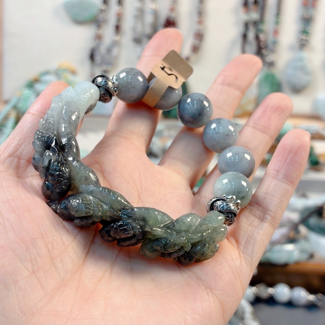 未镶嵌手链翡翠萌*蜜福利