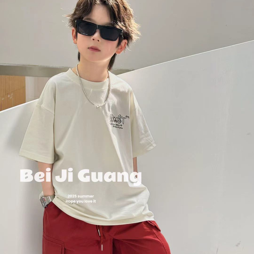 2号链接编码下单男孩T恤