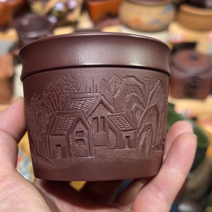 紫砂茶杯宜兴紫砂主人杯