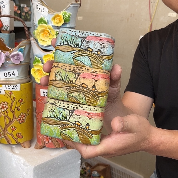 紫砂花盆粗陶材质多肉花盆