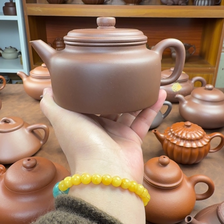茶壶紫砂半手工德钟容量240