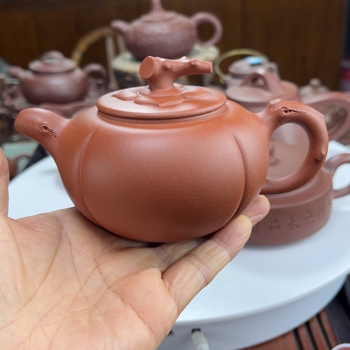 茶壶紫砂紫砂花茶