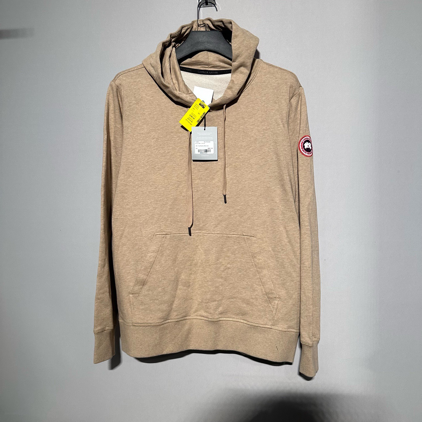未使用 CANADA GOOSE 加拿大鹅 棕色长袖卫衣L码/价8700