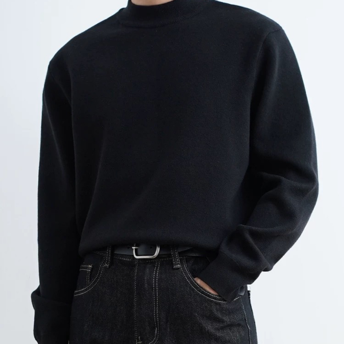 韩系针织纯色“毛衣”