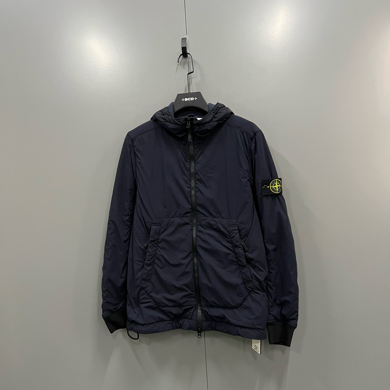 95新 STONE ISLAND SINCE/石岛 纯色徽标连帽外套 S码/95新