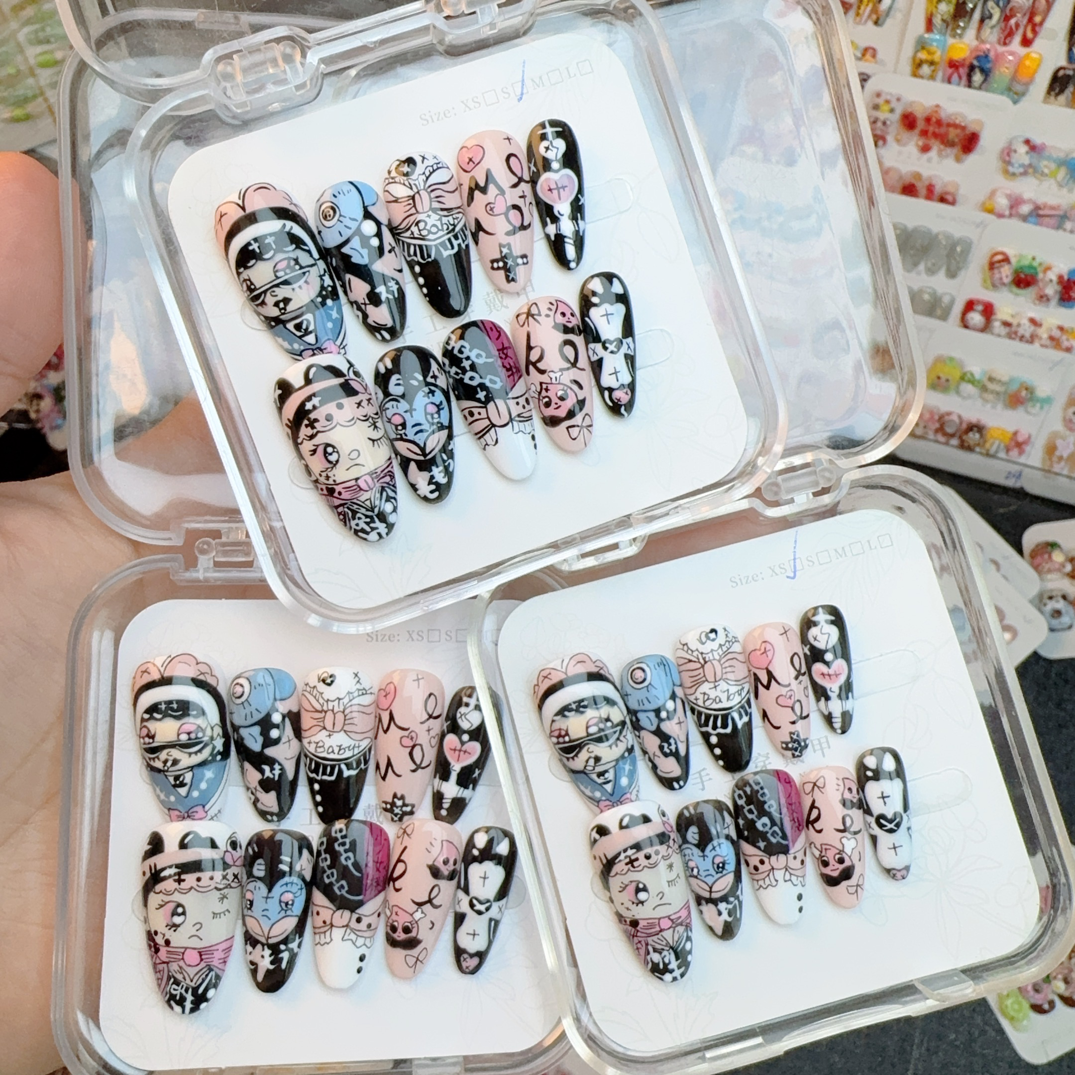 两单飞可拆卸美甲质量问题外不退换穿戴甲