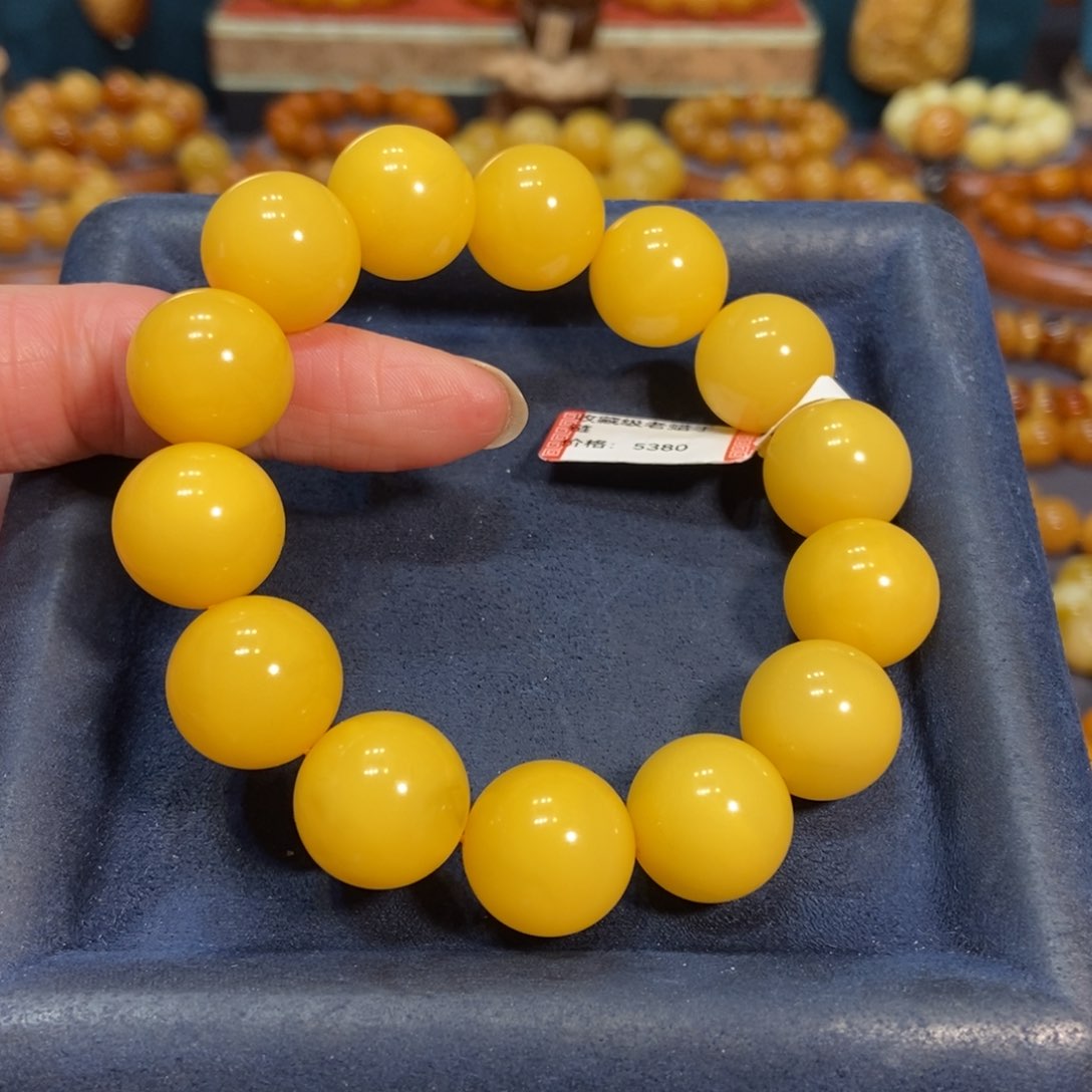 蜜蜡手链未镶嵌蜜蜡