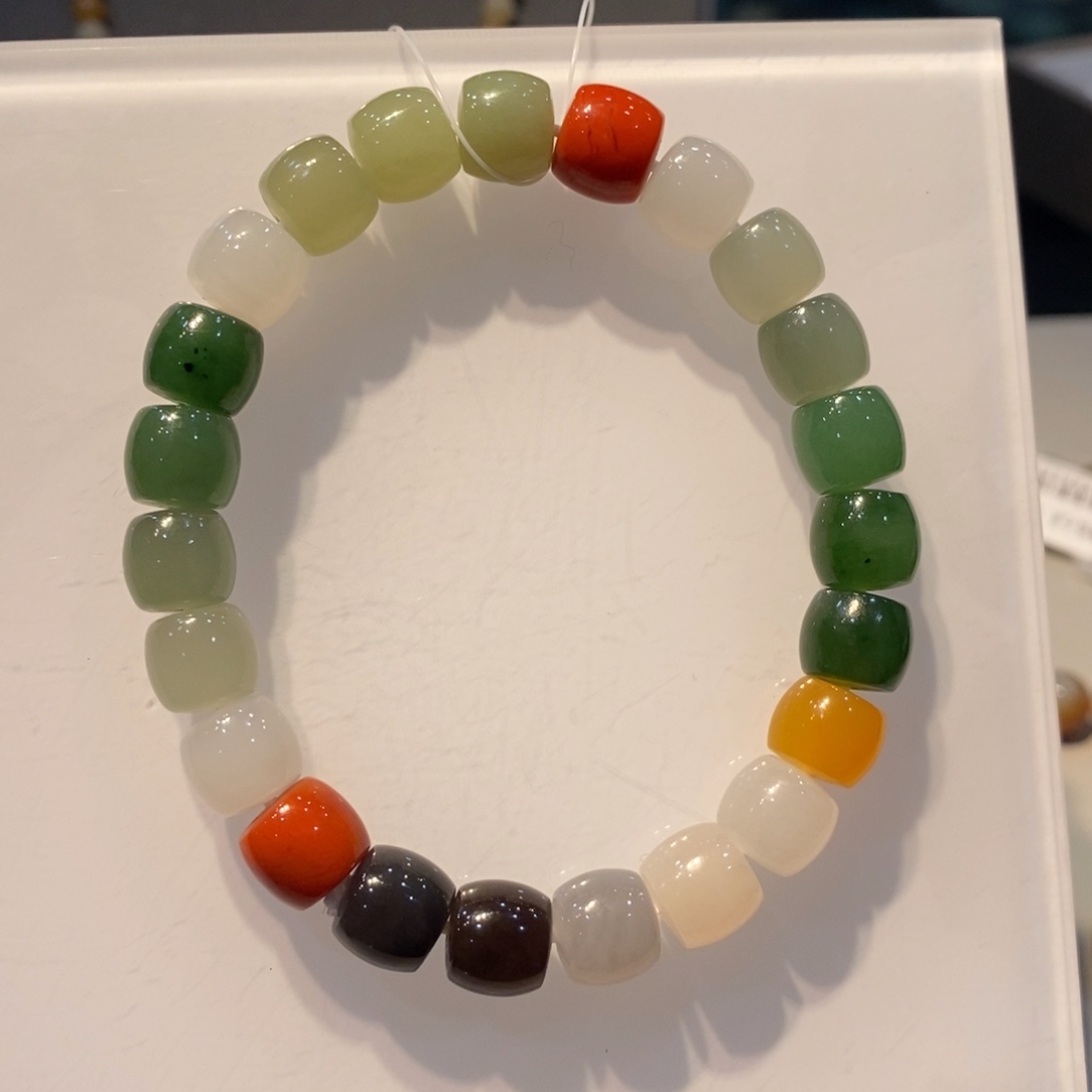 和田玉手串未镶嵌