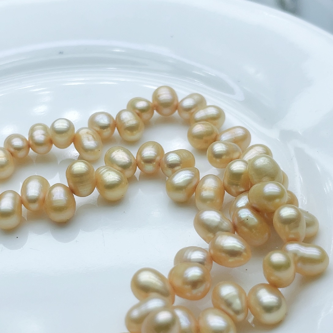 淡水珍珠颈饰钛钢