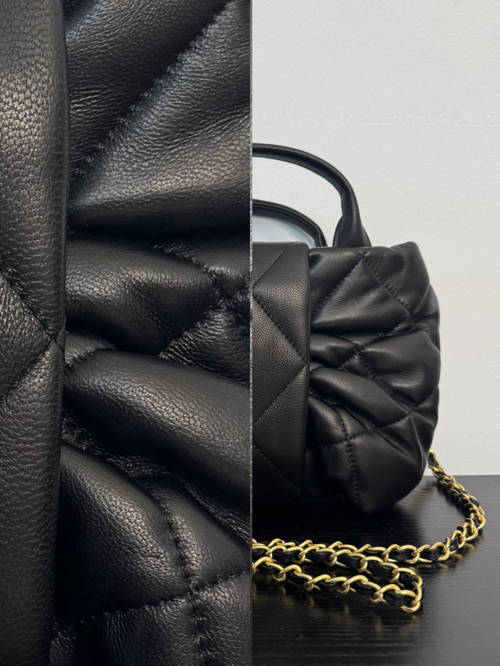 MIHAI/轻奢牛皮女士链条单肩包