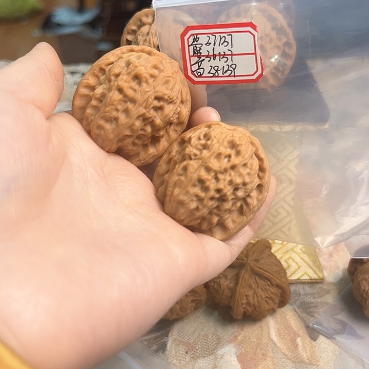 文玩核桃把件高尔夫