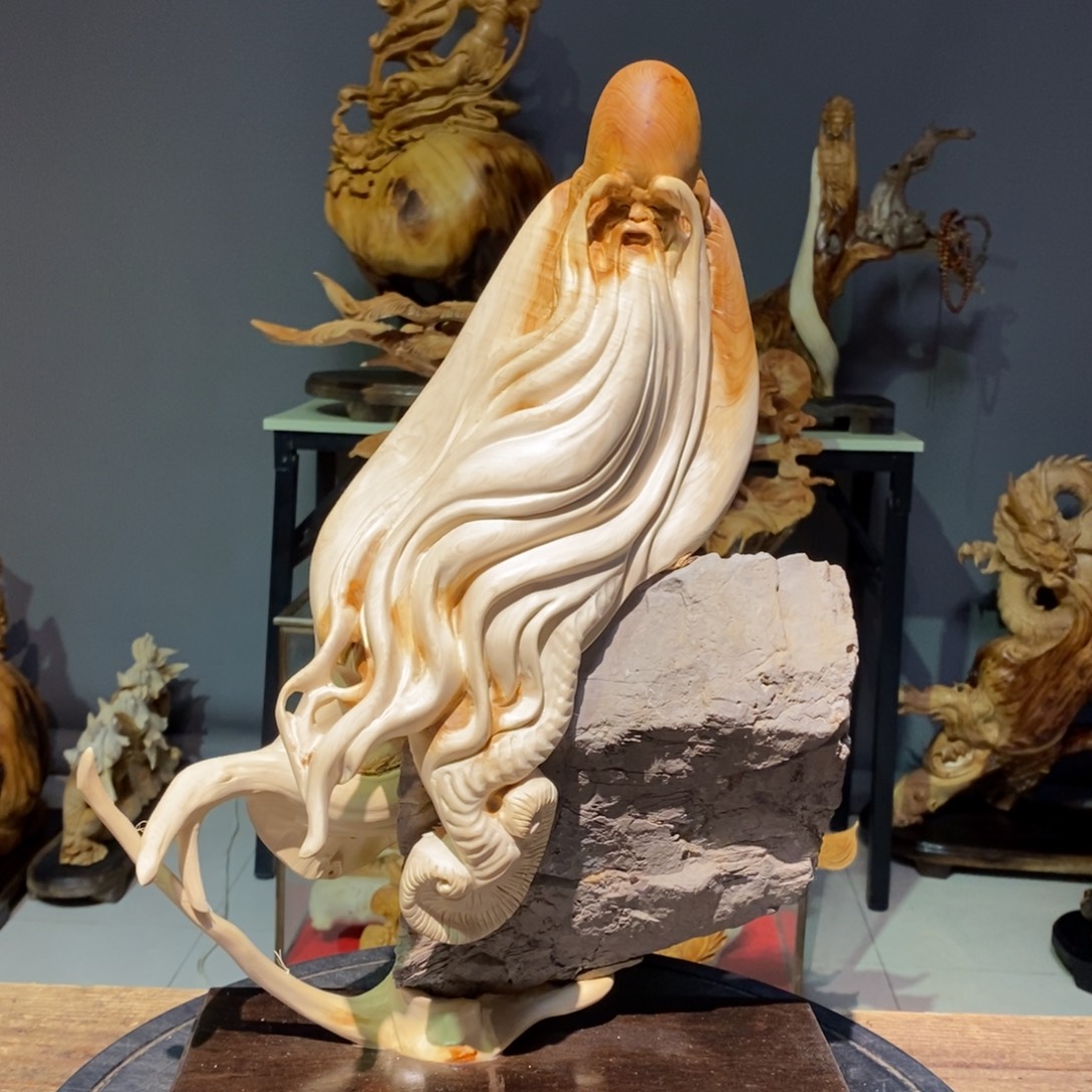 柏木（崖柏）崖柏木雕刻