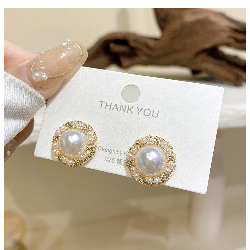 铜合金树脂耳饰 仟伊合金94A 高端大气时尚简约百搭耳饰