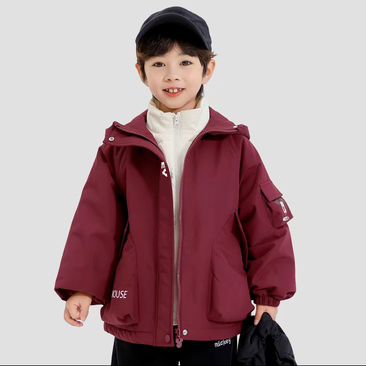 （694）加绒加厚冲锋衣外套二合一