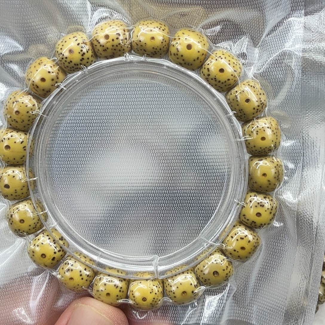 星月菩提手串64荣耀黄星月菩提单圈11