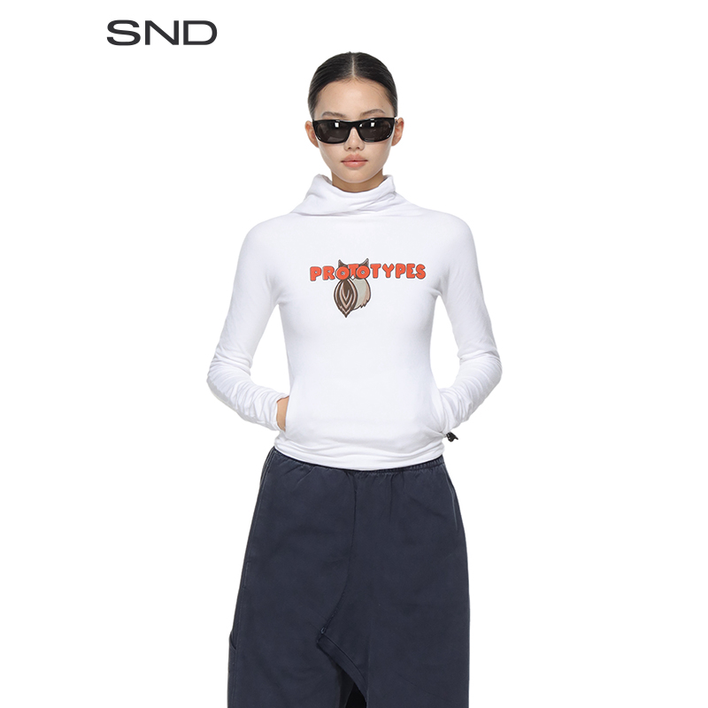 【PROTOTYPES 设计师品牌】SND SS25 堆叠领上衣 休闲女士