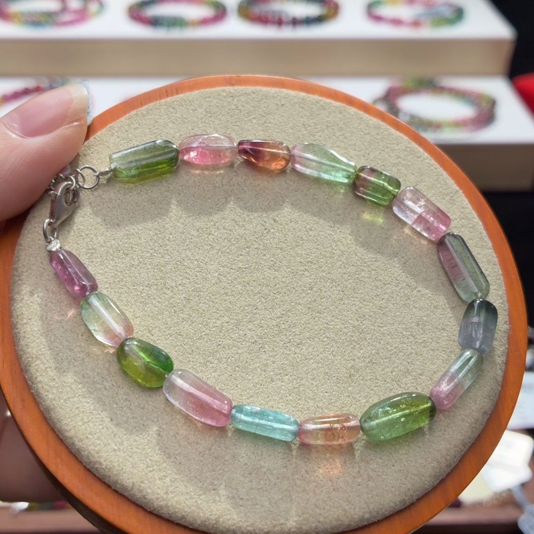 碧玺手串未镶嵌两天看货期